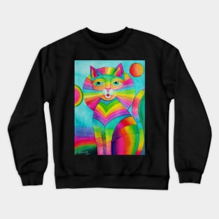 Radiant Cat Crewneck Sweatshirt